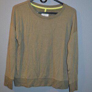 Lou & Grey Ladies Green L/S Sweatshirt, Lightweight, Crewneck, XS